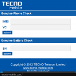 Know If Tecno Phone & Battery Are Original Or Fake